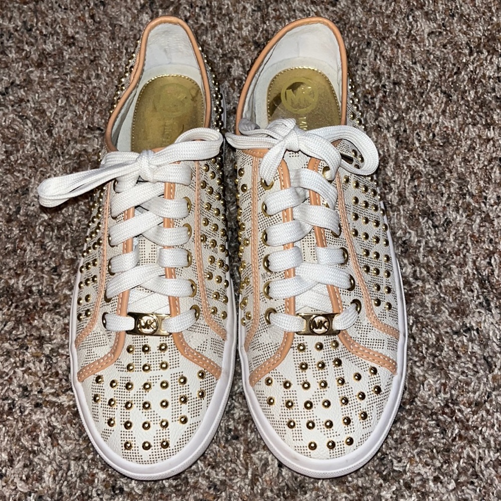 Michael Kors Gold Studded Shoes ✨